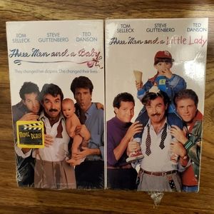 Three Men and a Baby. 3 Men and a Little Lady VHS